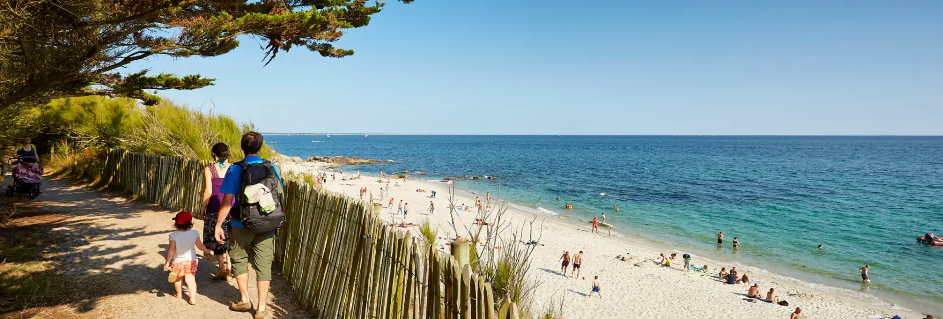 randonneurs GR34 camping Finistère Sud Fouesnant